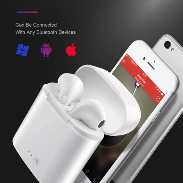 I7s TWS Wireless Bluetooth 5.0 Earphones mini Headsets Earbuds with Mic For Iphone Samsung S6 S8 + Xiaomi Huawei LG ios phones