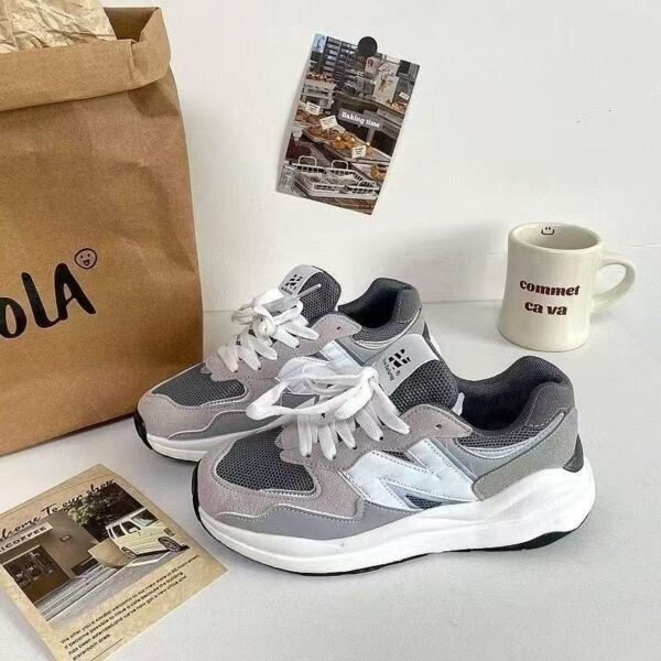 Ape Shark Reflective Retro Ancestor Grey NB5740 Camouflage N-Word Shoes Unisex Dad Shoes Casual Sports Shoes Trendy