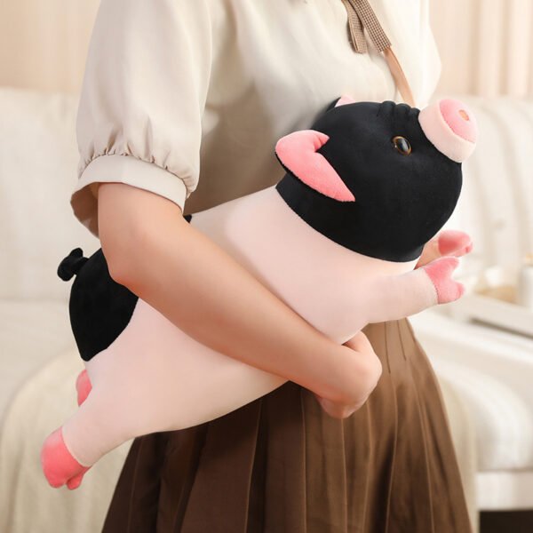 Cute Cartoon Animal Pig Plush Pillow Soft Toy Stuffed Animal Doll Adorable Birthday Gift Sleep Companion